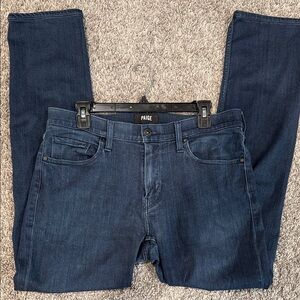 PAIGE Indigo Straight Jeans